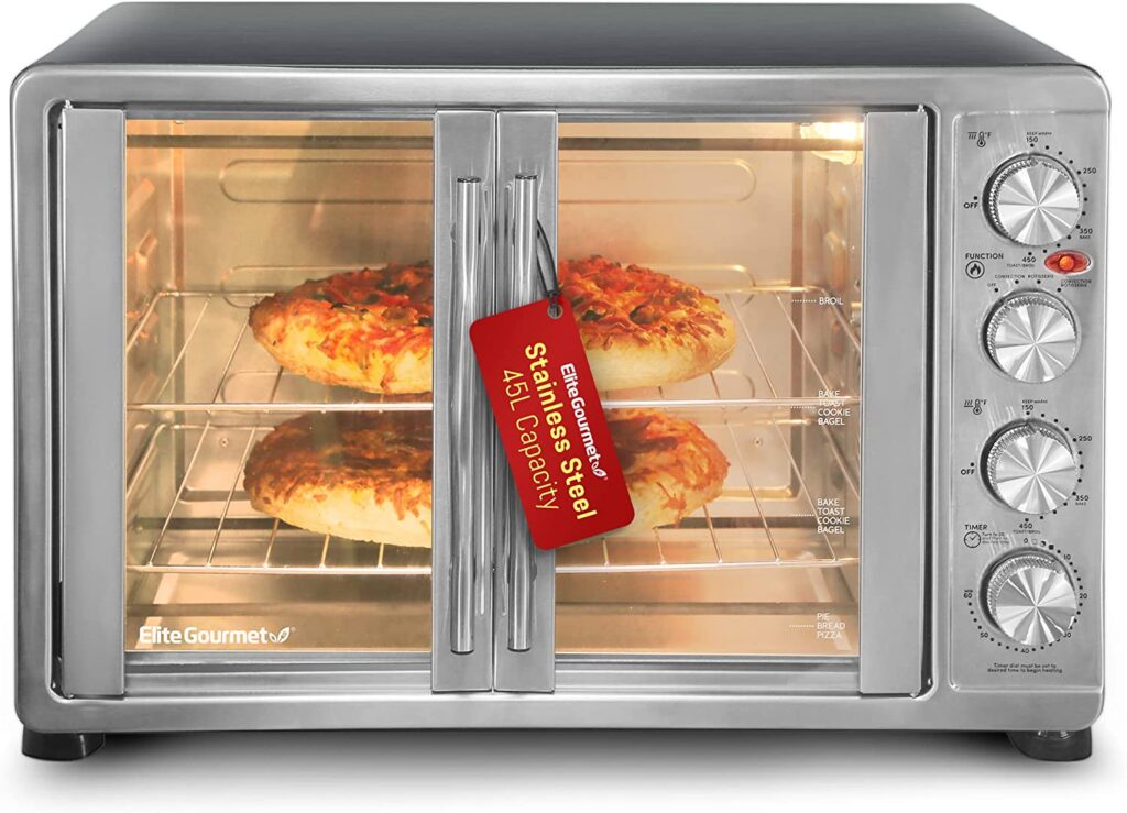 Cook's Companion® 1550W 1.9 cu ft French Door Digital Convection Countertop  Oven 