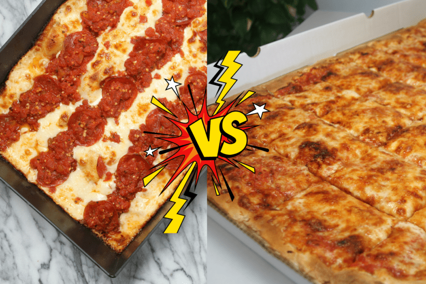 Detroit Style Pizza vs. Sicilian Pizza